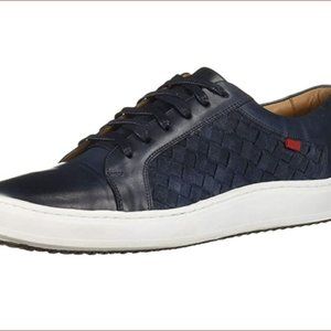 MARC JOSEPH NEW YORK Men's Leather Made in Brazil Luxury Lace-up Weave US 8.5 M